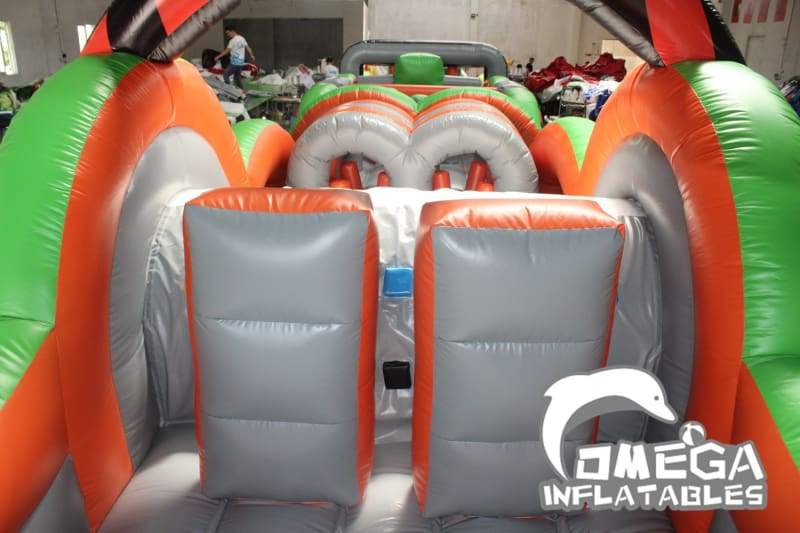95FT Radical Run Inflatable Obstacle Course (3 sections)