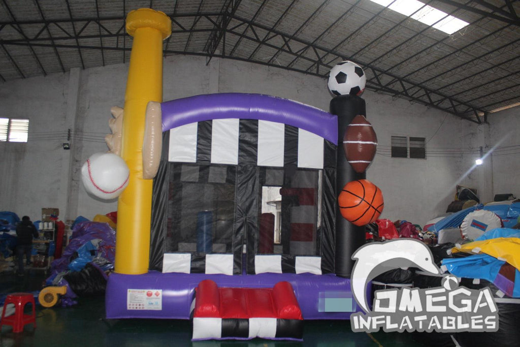 All Sports Commercial Bounce House for sale - Omega Inflatables Factory