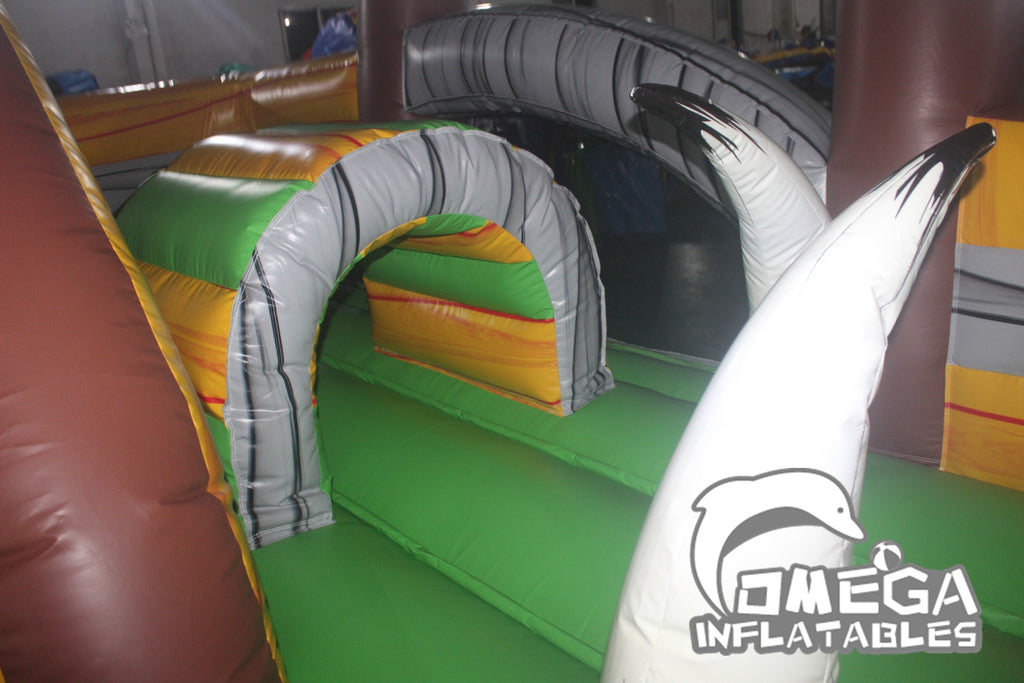 Jurassic Dinosaur Inflatable Playland