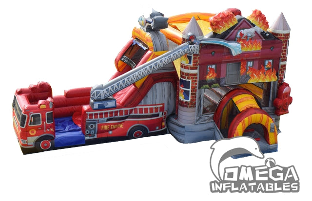 Inflatable Fire House Combo For Sale