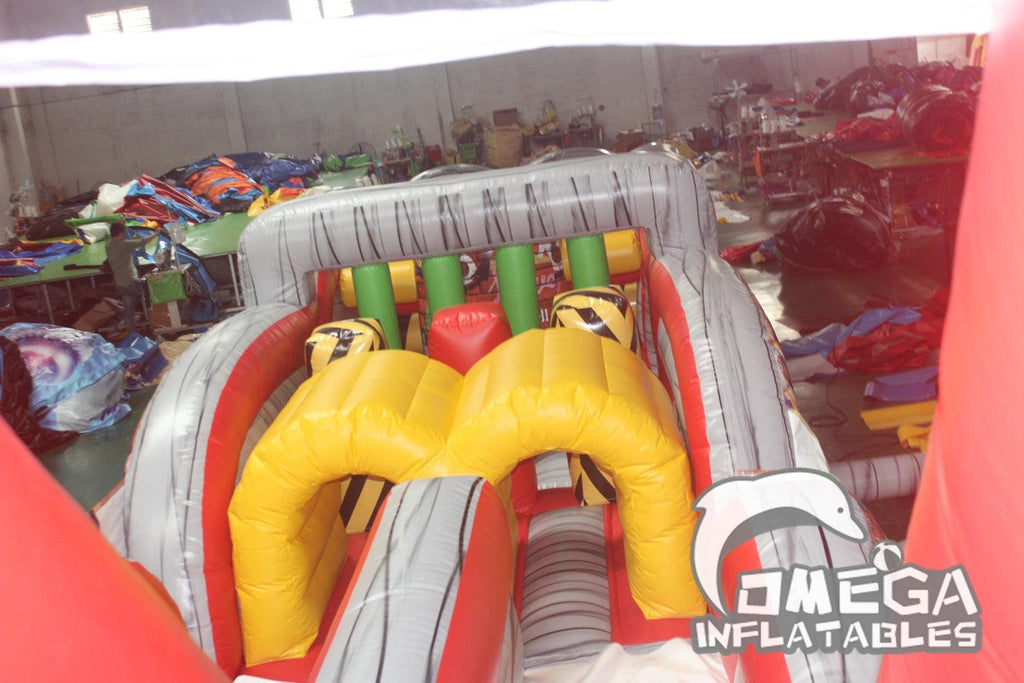 Extreme X Graffiti Obstacle Course - Omega Inflatables Factory