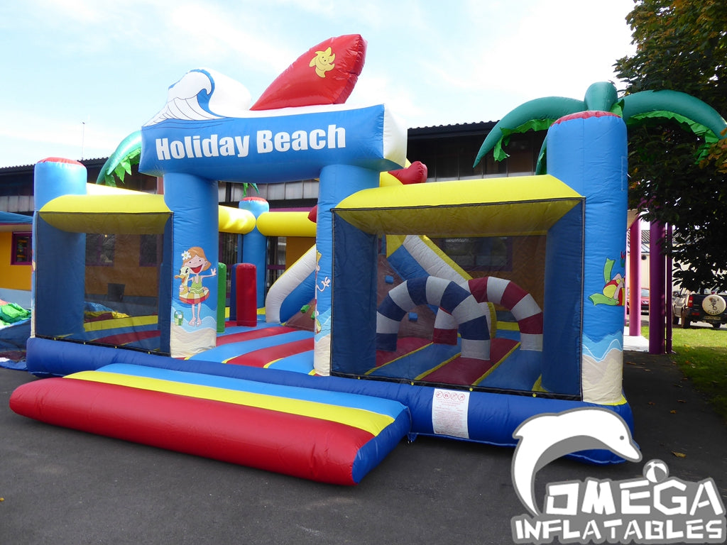 Commercial Inflatables Holiday Beach Bouncy Castle