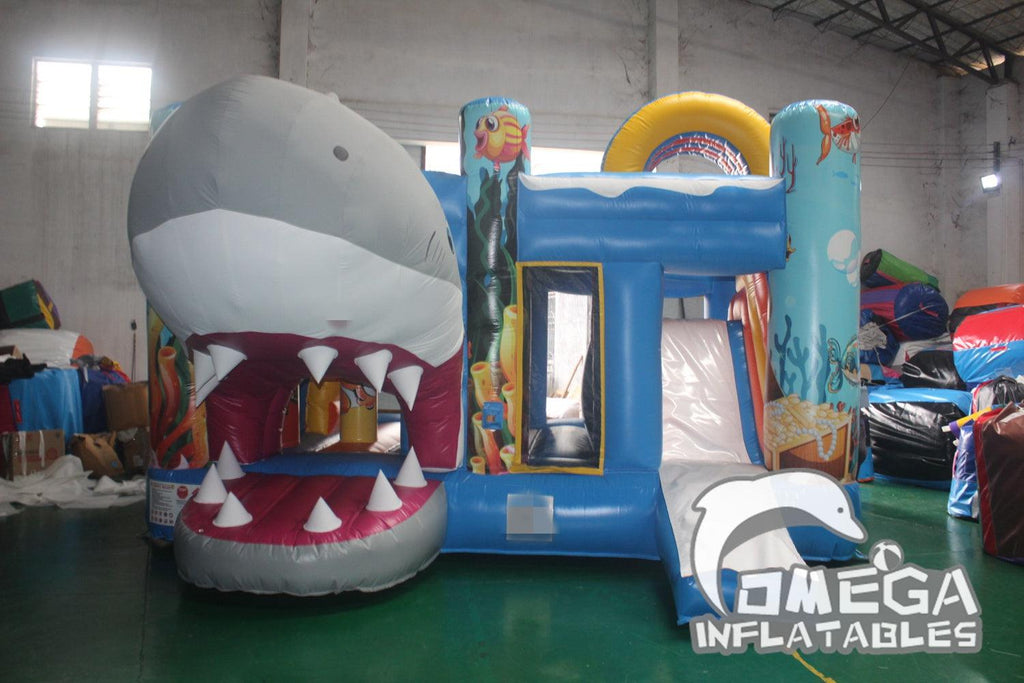 Inflatables Shark Jumper Combo - Omega Inflatables Factory