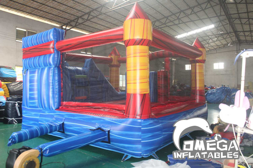 Inflatable Marble Castle Combo