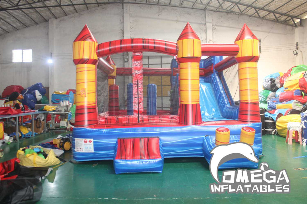 Inflatable Marble Castle Combo