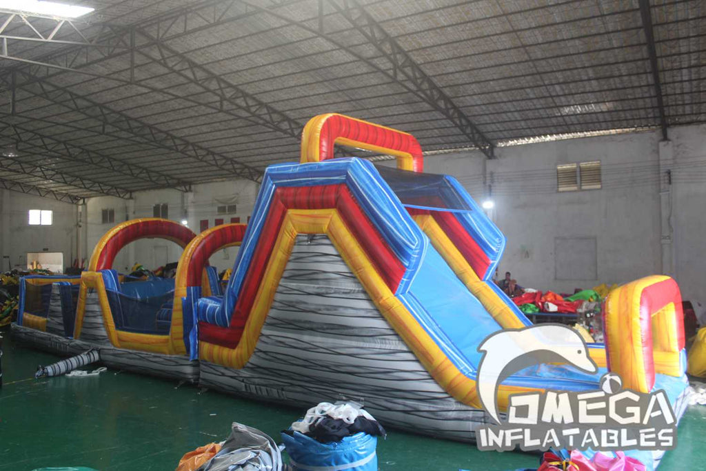 Marble Commercial Inflatable Obstacle Course