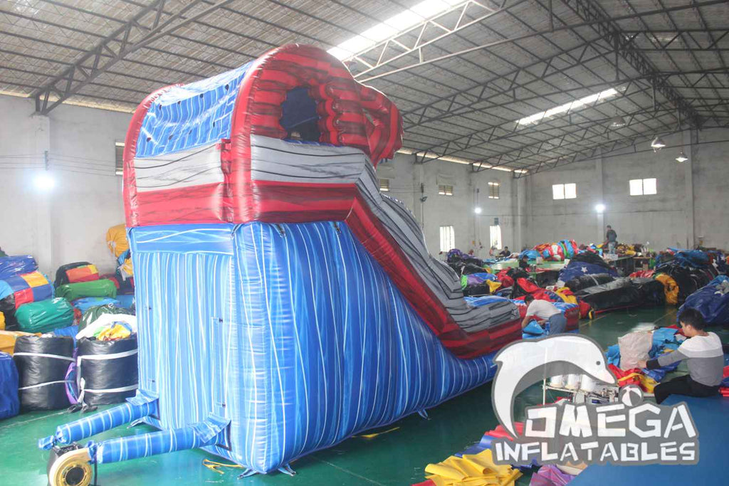 15FT Ocean Battle  Inflatable Water Slide Buy Commercial Water Slide