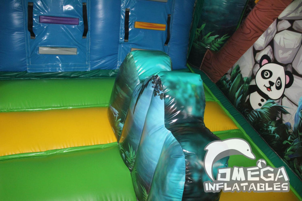 Panda Themed Inflatable Combo - Omega Inflatables Factory