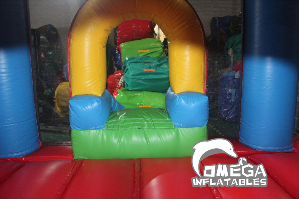 Rainbow Inflatable Kids Bounce House for Sale - Omega Inflatables Factory