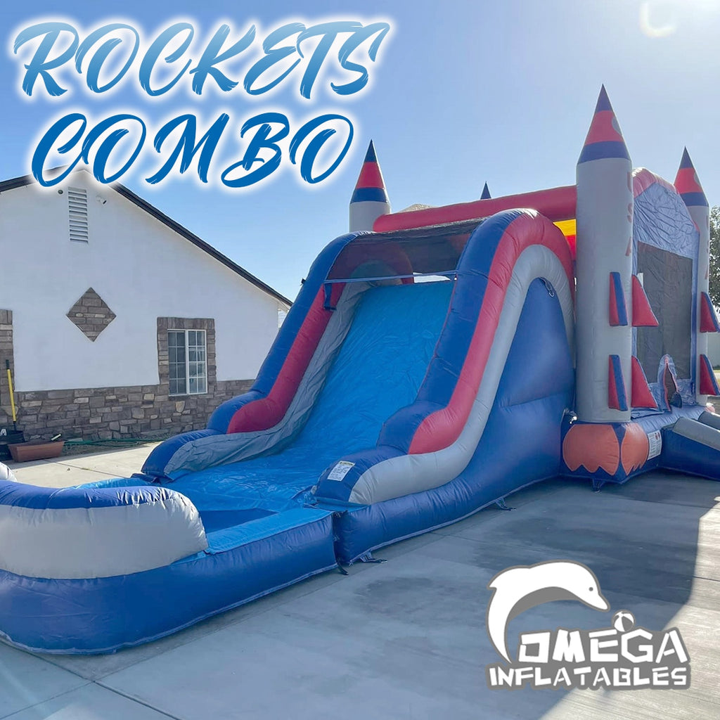 Patriotic Rockets Inflatable Combo