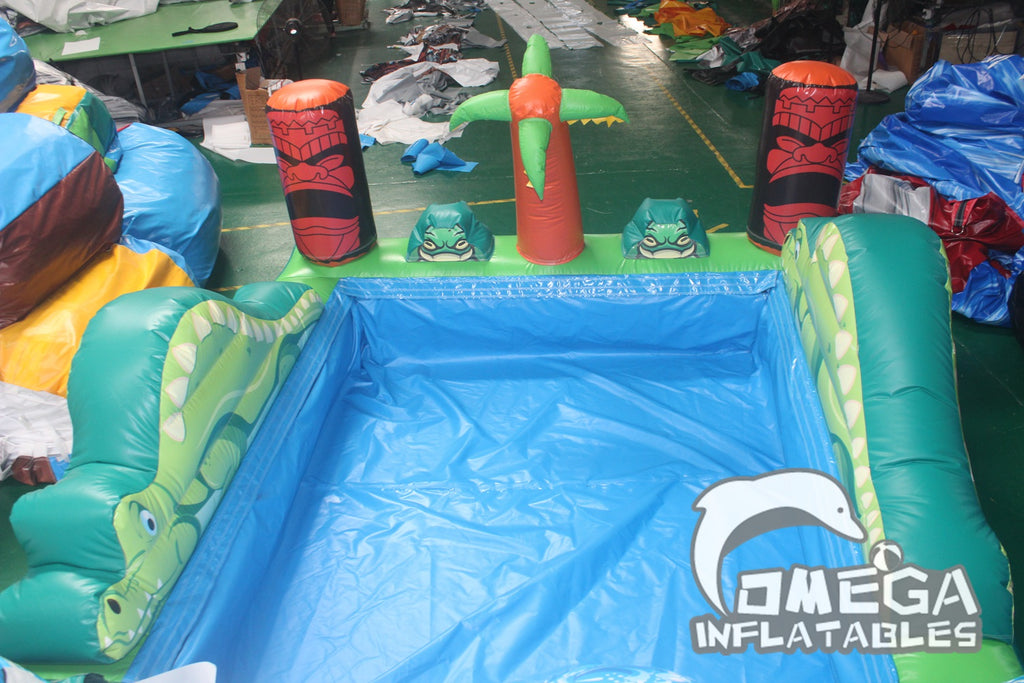 18FT Supplier Inflatable Tiki Falls Water Slide