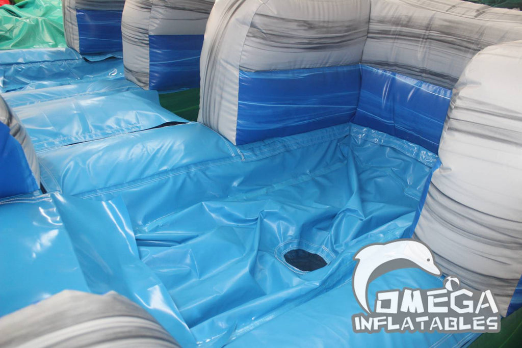 17FT China Inflatable Factory Double Water Slide For Sale