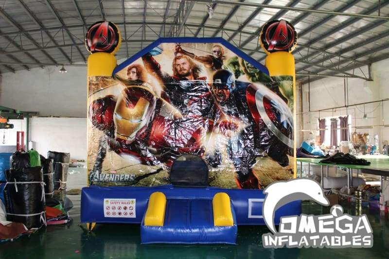 Avengers Inflatable Bounce House - Omega Inflatables Factory