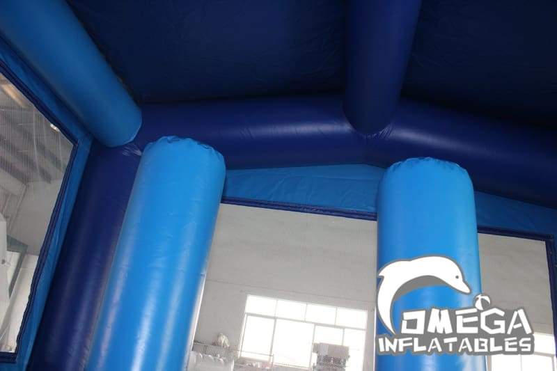 Blue Inflatable Bounce House