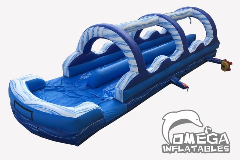 Blue Marble Dual Lane Inflatable Slip N Slide
