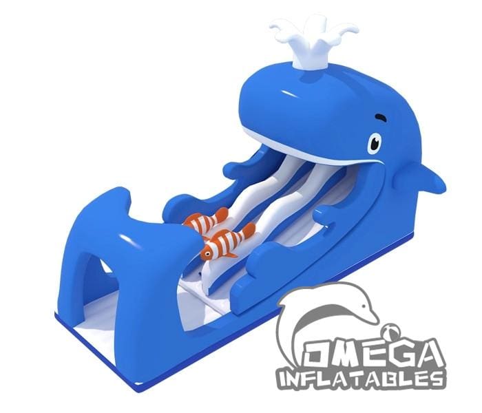 Blue Whale Inflatable Slide