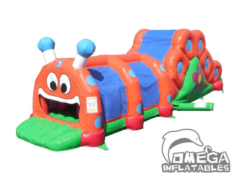 Caterpillar Obstacle Course with Slide