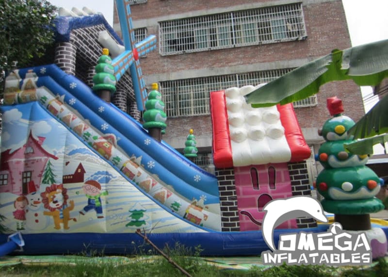 Christmas Inflatable Big Slide
