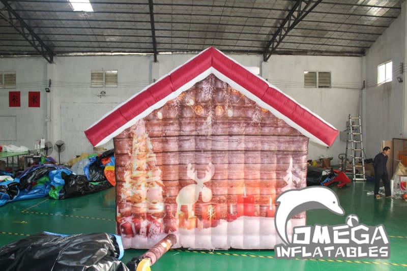 Christmas / Xmas Decoration House (Oxford Fabric)