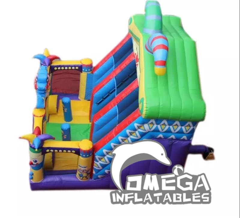 Circus Inflatable Dual Lane Slide