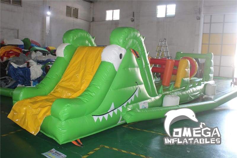 Crocodile Inflatable Water Obstacle Course