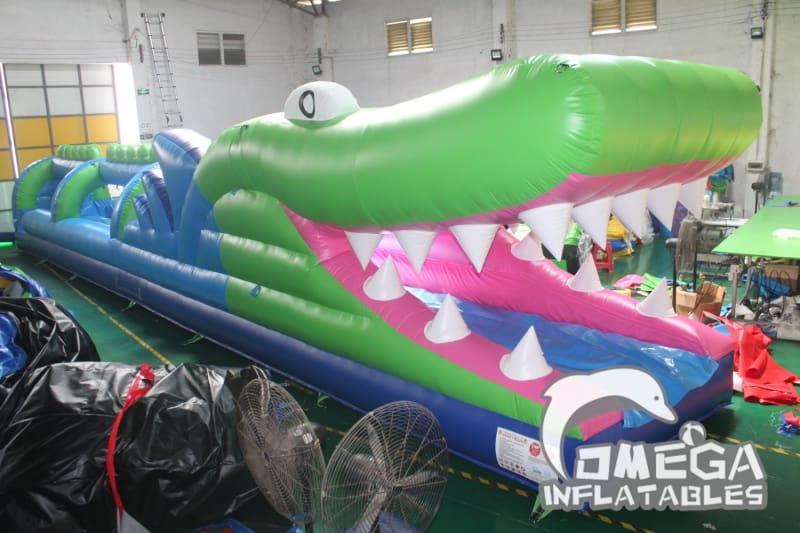 Crocodile Slip N Slide Commercial Inflatable for sale