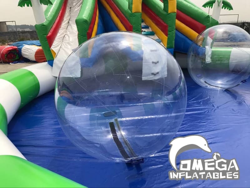 Crocodile Themed Mini Inflatable Water Park - Omega Inflatables