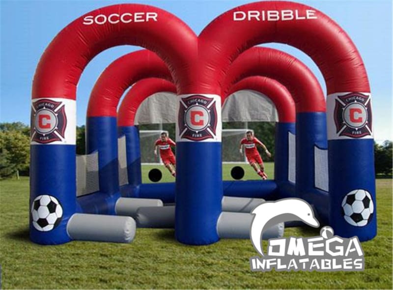 Dribble and Shoot Inflatable Football Game