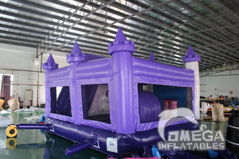 Fancy Princess Bouncy Castle with Slide