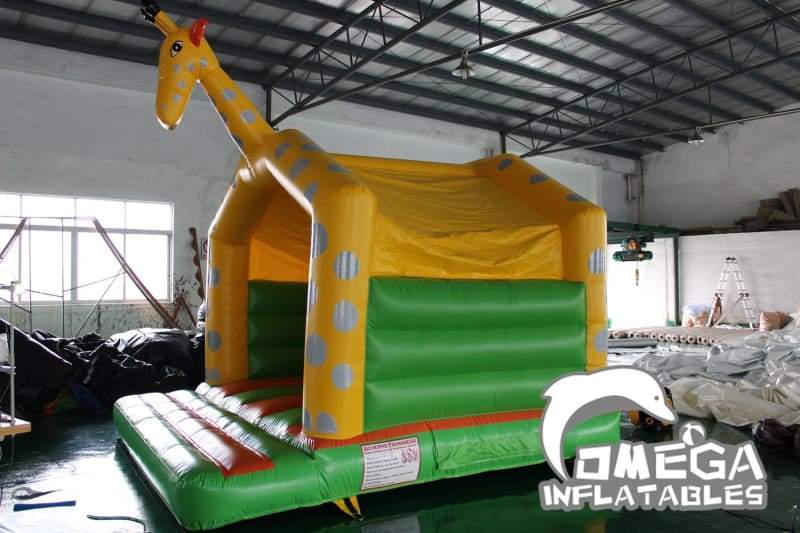 Giraffe Inflatable Bouncy Castle - Omega Inflatables