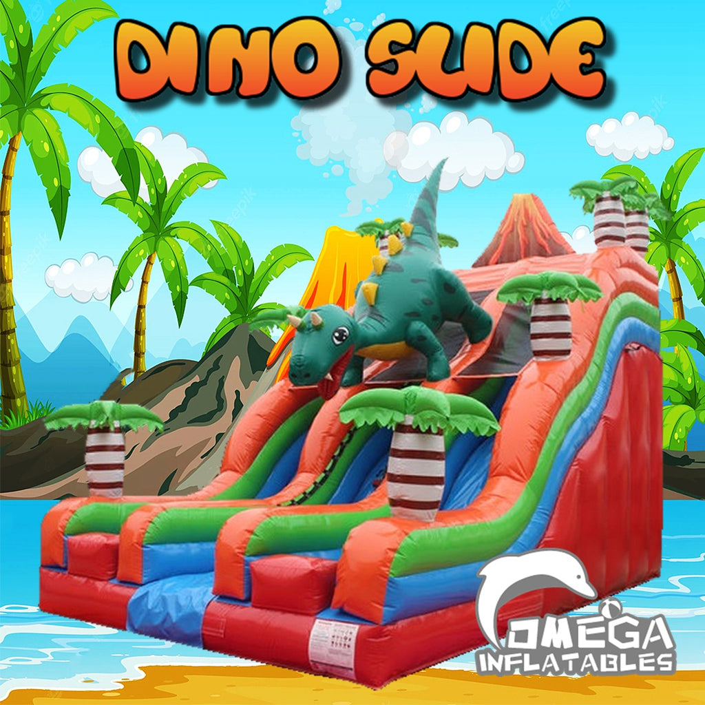 17FT Dino Inflatable Slide For Sale