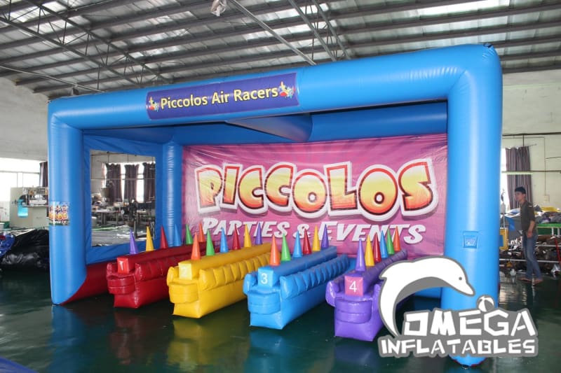 Inflatable Air Racers Game - Omega Inflatables