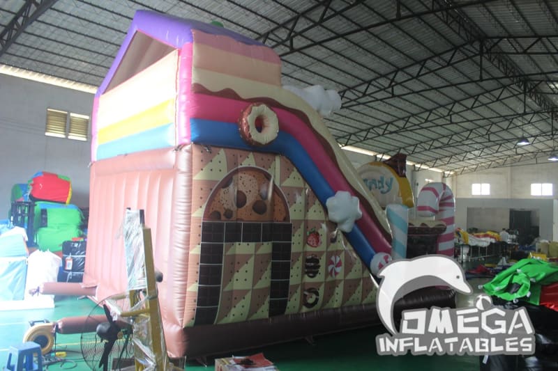 Inflatable Candy House Slide