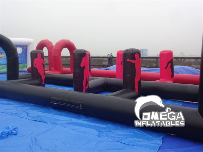 Inflatable Dribble Soccer Shooting Game