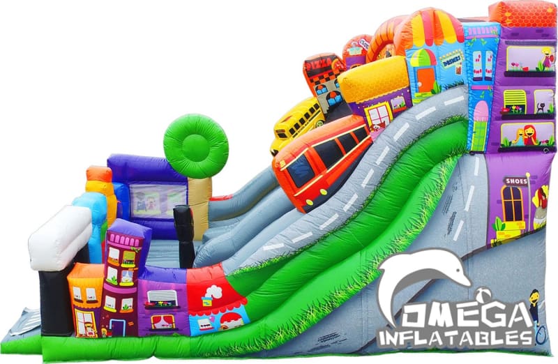 Inflatable Fun City Slide