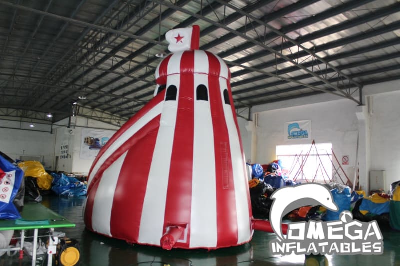 Inflatable Helter Skelter Dry Slide - Omega Inflatables