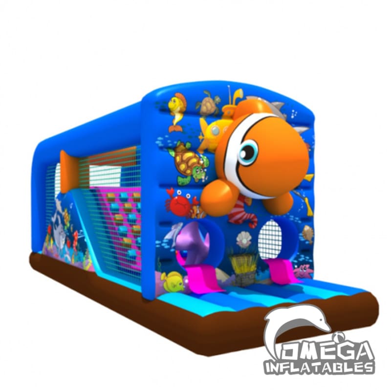Inflatable Kids Marine Themed Obstacle Course