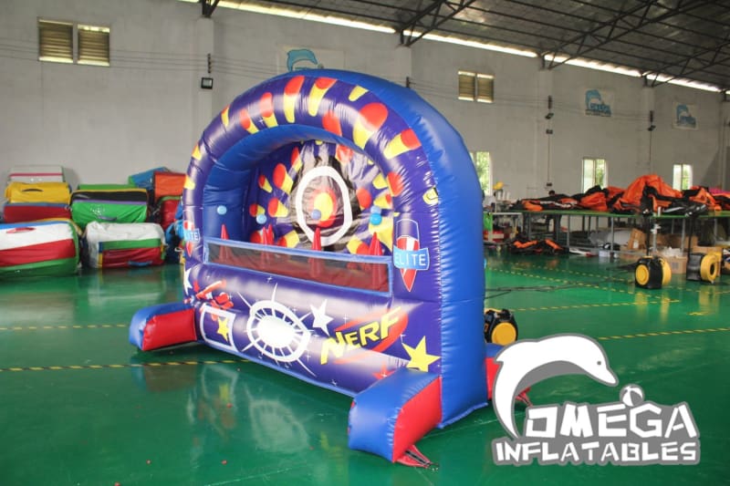 Inflatable Nerf Shooting Game