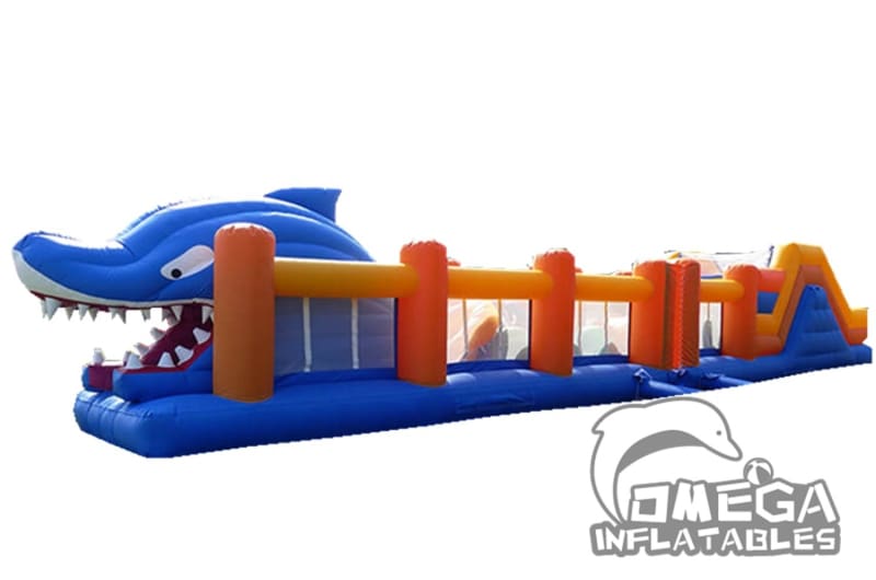 Inflatable Shark Obstacle Course