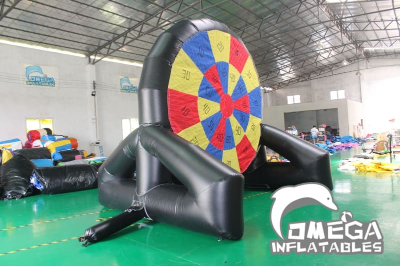 Inflatable Soccer Dart Board (Double-Sided) with Velcro Balls - Omega Inflatables