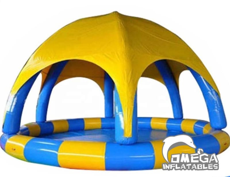 Inflatable Tent with Pool