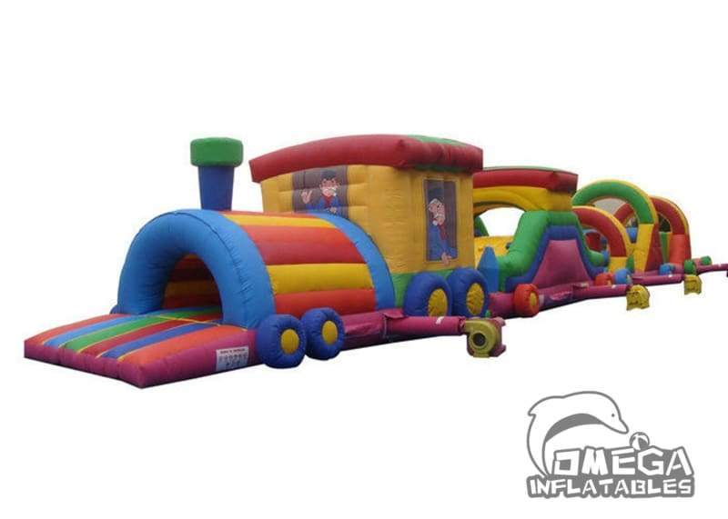 Inflatables Train Obstacle Course