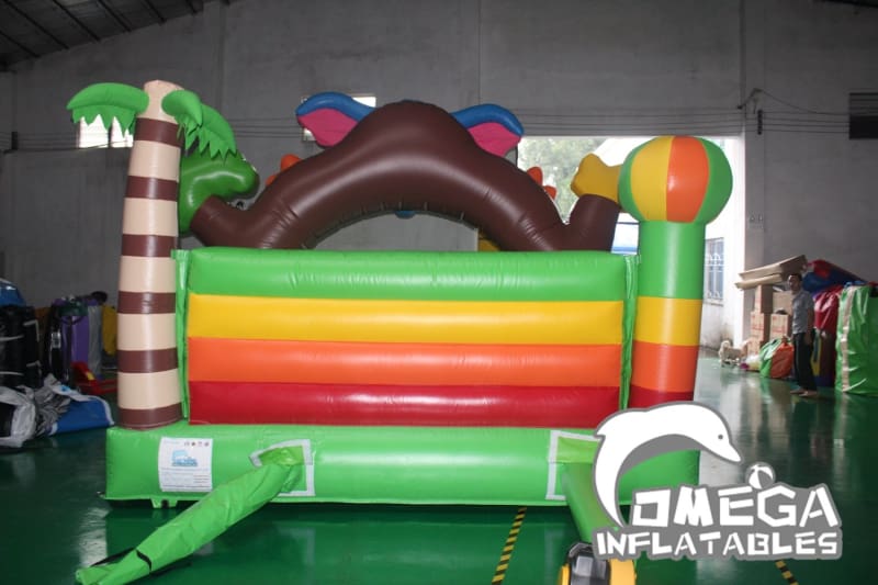 Jungle Forest Elephant Inflatable Bouncer