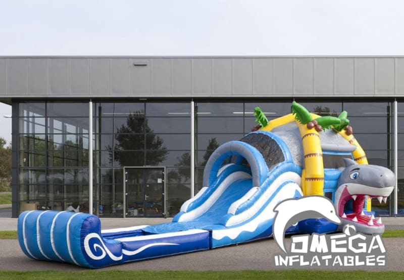 Large Inflatable Shark Jumper Combo