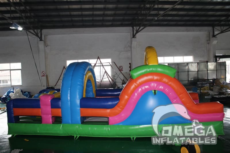 Mini Multi-Colored Inflatable Obstacle Course
