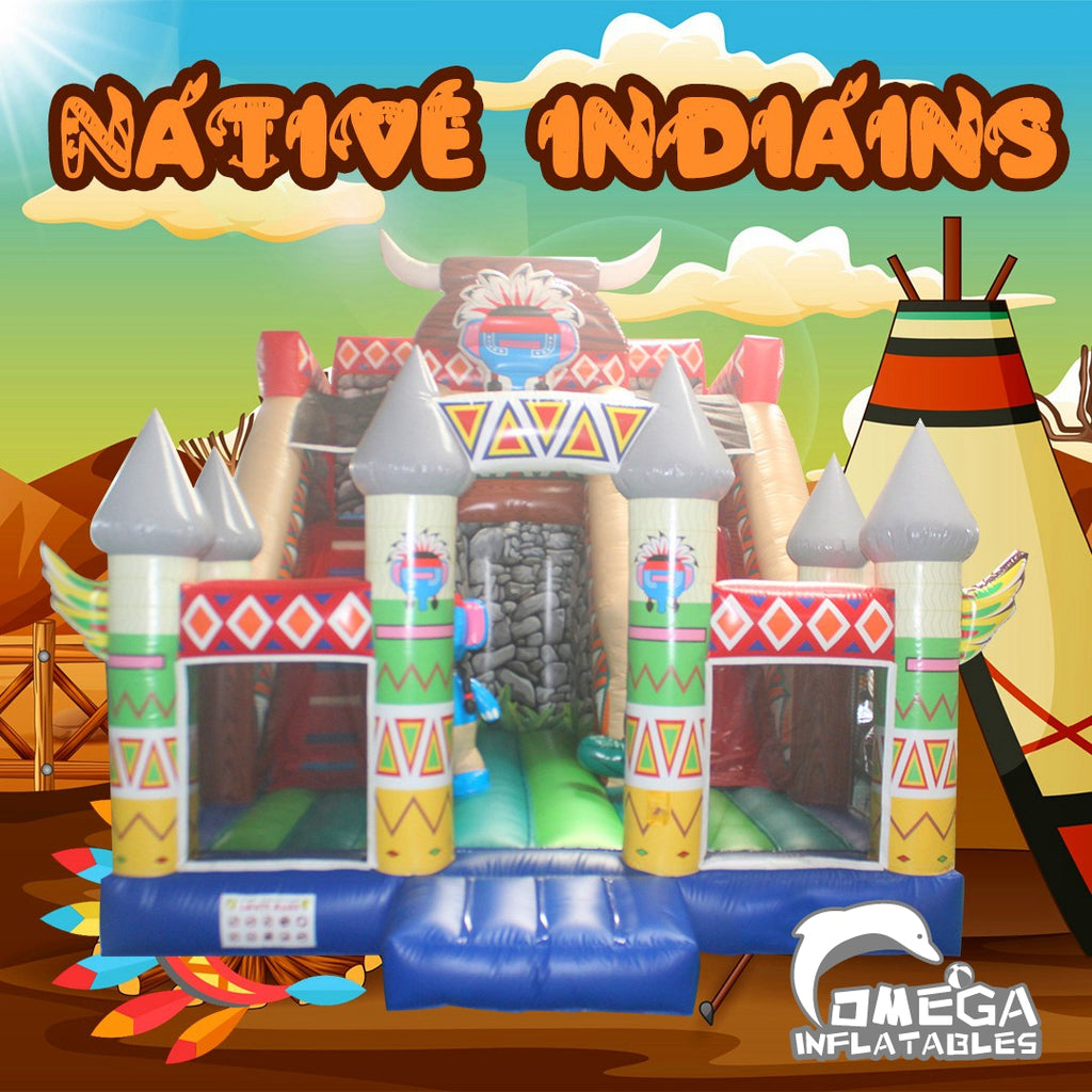 Inflatable Native Indians theme bouncer