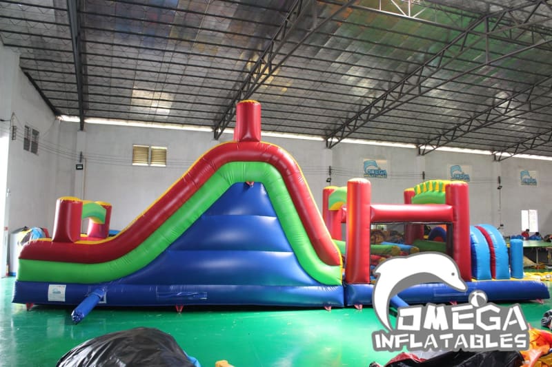 Outdoor Bricks Inflatable Obstacle Course