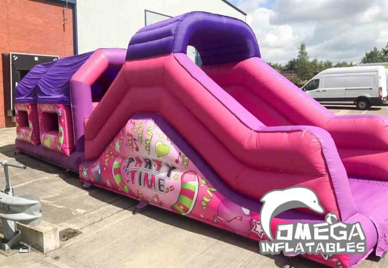 Party Theme Obstacle Course for Girls