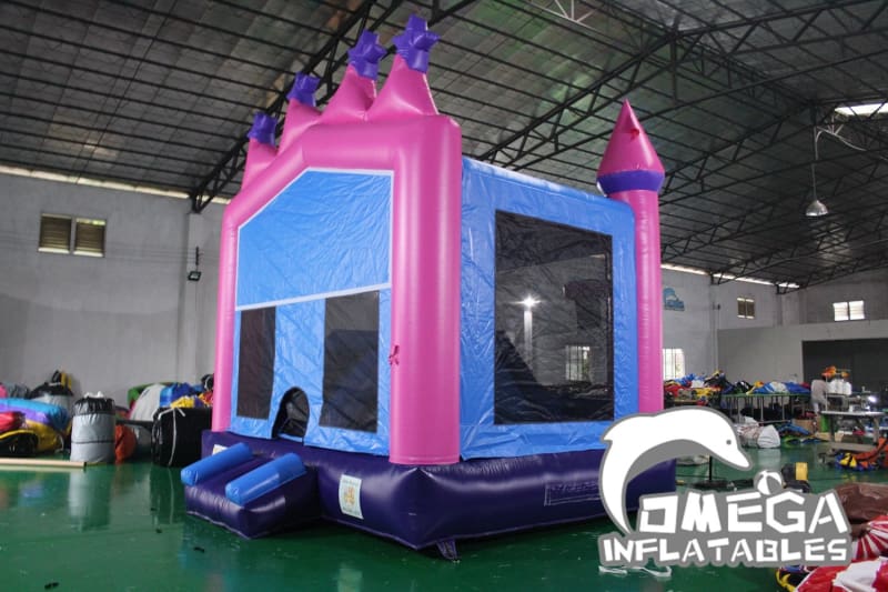 Princess Tiara Bounce House with Inside Slide