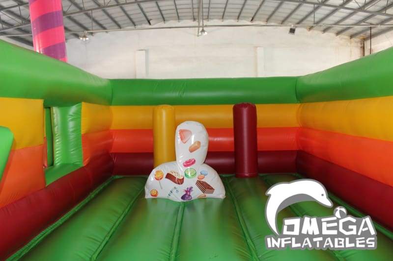 Rainbow Unicorn Inflatable Bouncy Castle